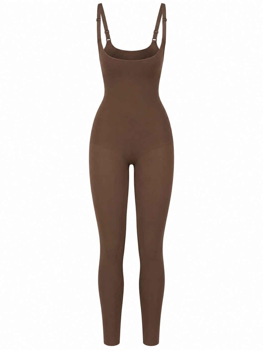 SKIMS Everyday Sculpt Open Bust Catsuit Cocoa Brown XXS NWT